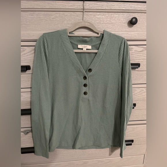 LOFT Sweaters - LOFT Henley Sweater